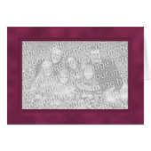 Frame Template Card - Smokey Crimson (Front Horizontal)