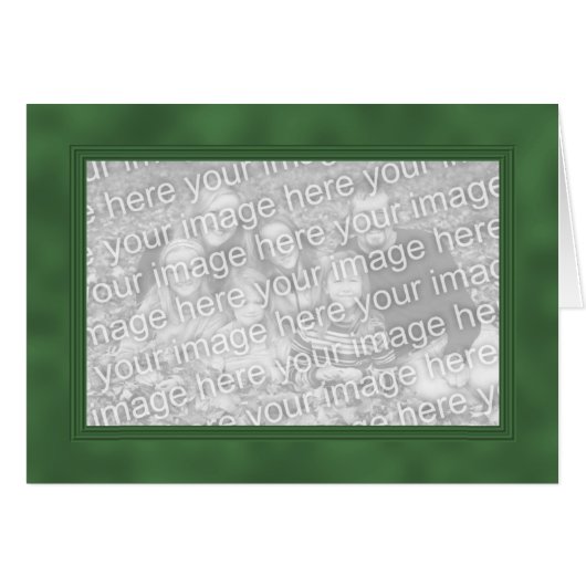 Frame Template Card - Smokey Green 2 (Front Horizontal)