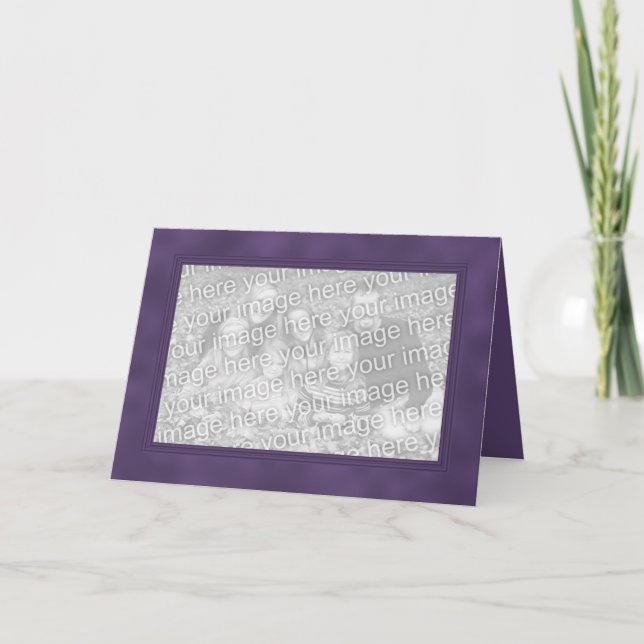 Frame Template Card - Smokey Purple (Front)