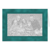 Frame Template Card - Turquoise (Front Horizontal)