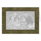 Frame Template Card - Yellow Brown (Front Horizontal)