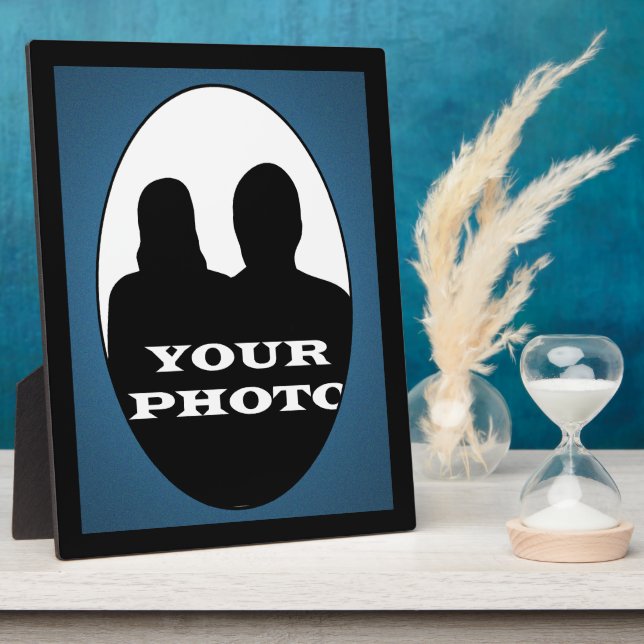 Frame Your Photo 8 x 10 Vertical Photo Plaque (Side)