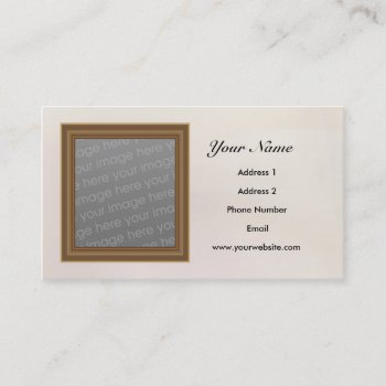 Frame Your Photo Business Card by AJsGraphics at Zazzle