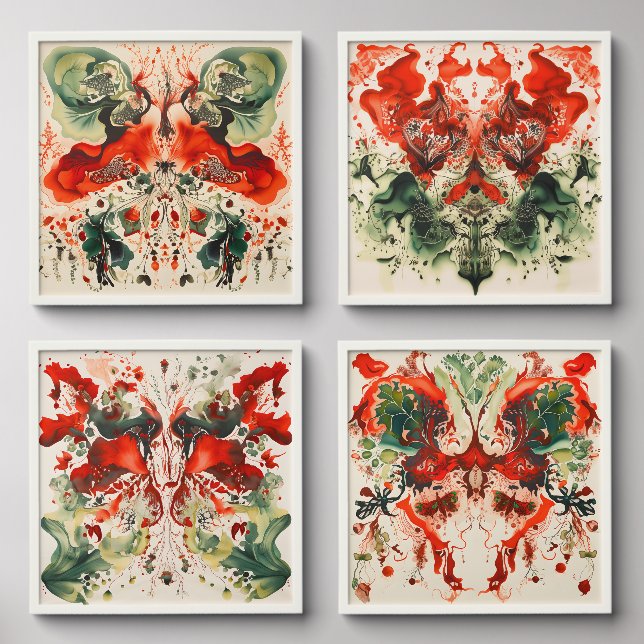 Framed Art Prints - Psychonature Peel And Stick Photo Tile (Front Set)