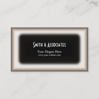 Framed Black Business Card