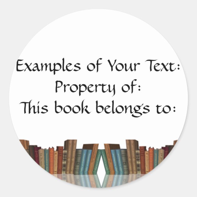 Framed Book Sticker (Front)