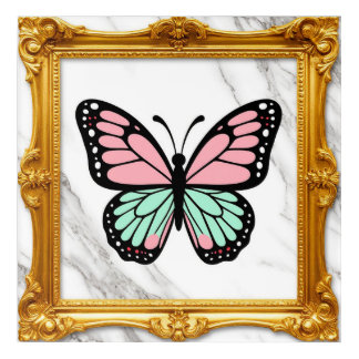 Framed Butterfly For Nature Lovers Acrylic Print