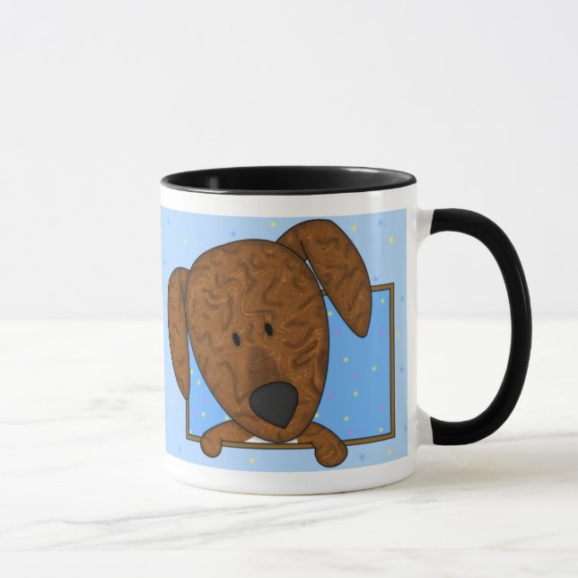 Framed Cartoon Plott Hound Mug (Right)