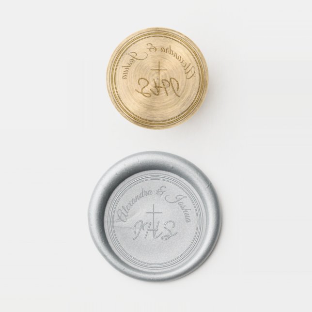 Framed Catholic Bible Verse  Wax Seal Stamp (Stamped)