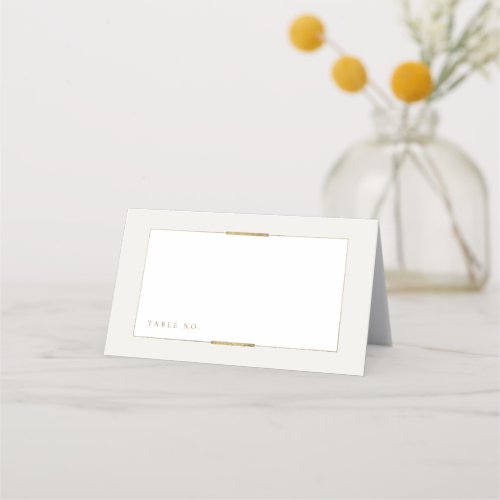 Framed Elegance Simple Modern Classy Wedding Place Card
