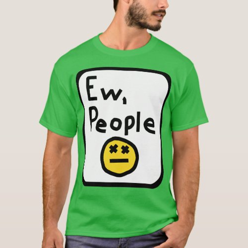 Framed Ew People Graphic T_Shirt