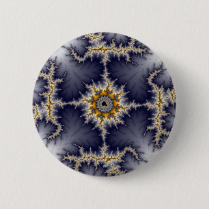 Framed - Fractal Pinback Button