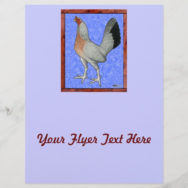 Framed Game Hen Flyer (Front)