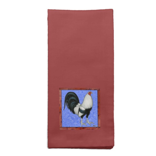 Framed Gamecock Napkin (Folded)