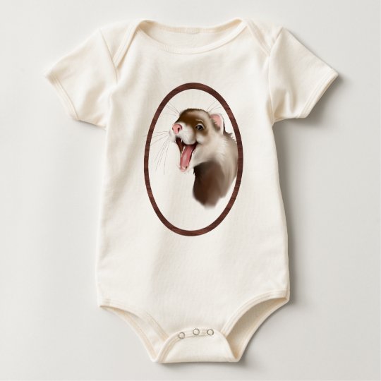 Framed Happy Ferret T-Shirt