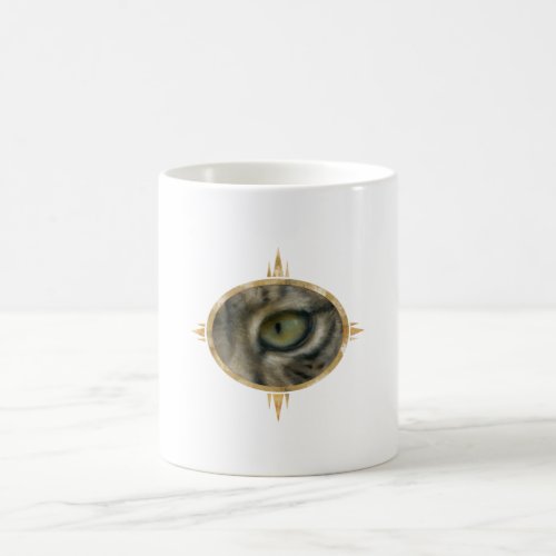 Framed Iberian Lynx Eye Coffee Mug