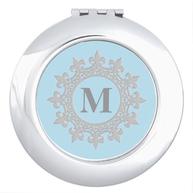 Framed Monogram Compact Mirror (Front)