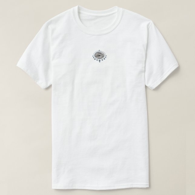 Framed Northern Grey Whale T-Shirt (Design Front)