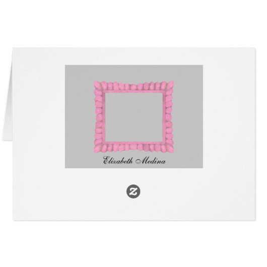 Framed Photo ~ Card (Back Horizontal)