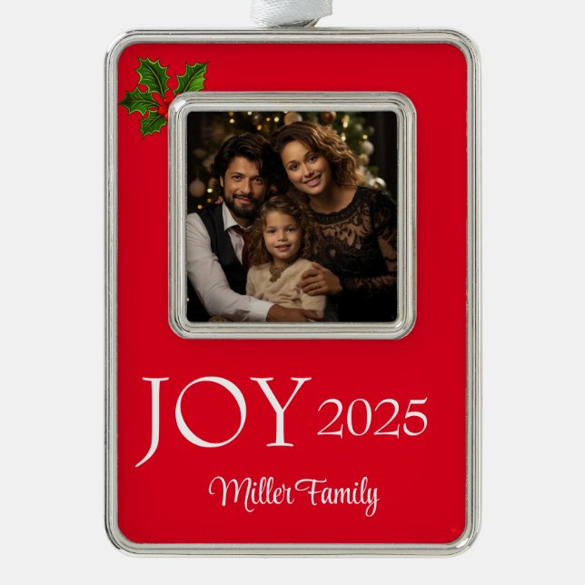 Framed Photo  Christmas Ornament (Front)