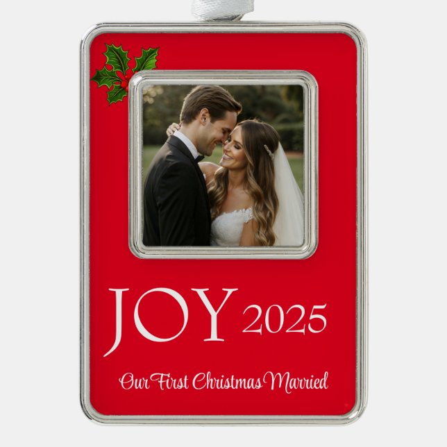 Framed Photo  Christmas Ornament (Front)