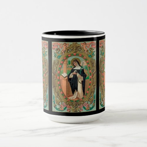 Framed Portrait of St Rose of Lima K 48 Mug