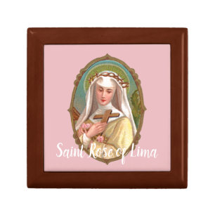 Framed Portrait of St. Rose of Lima (M 024b) Gift Box