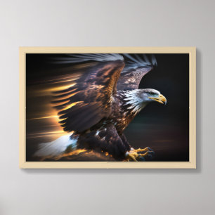 Framed Poster Art Eagle