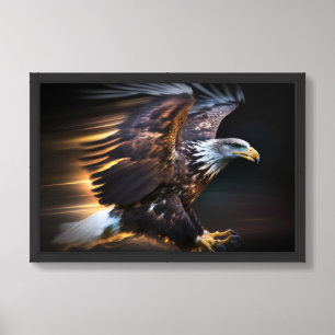 Framed Poster Art Eagle