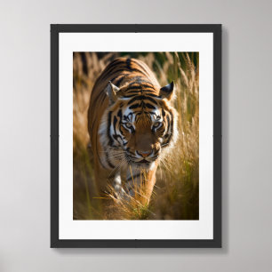Framed Poster Art Tiger