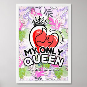 Framed Poster Paper (matte) : My Only Queen