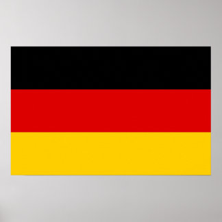 Framed print with Flag of Germany