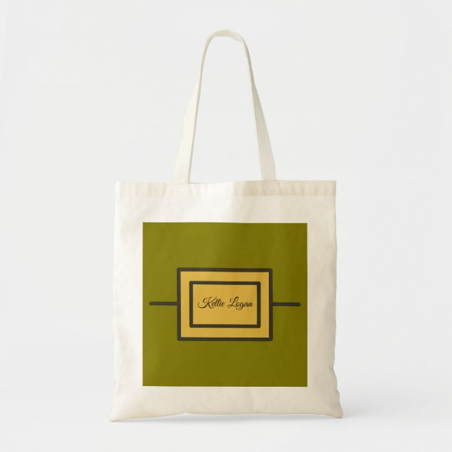 Framed Rectangle Tote Bag (Front)