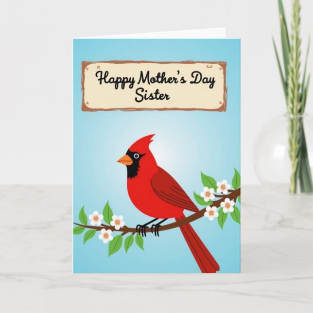 Framed Text Mothers Day Card (Front)