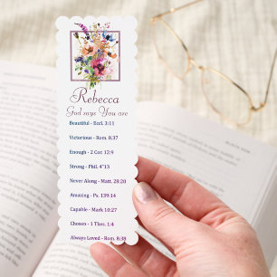 Framed wildflowers personalized You are Bookmarks