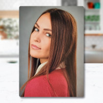 Frameless Custom Photo Tabletop Easel Back Plaque