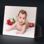 Frameless Custom Photo Tabletop Easel Back Plaque<br><div class="desc">Tabletop plaque with a built-in easel features your favorite photo. Great as a gift or to display your favorite photo in your home.</div>