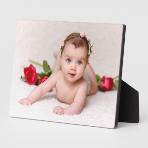 Frameless Custom Photo Tabletop Easel Back Plaque