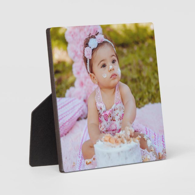 Frameless Easel Back Photo Plaque (Front)