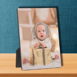 Frameless Photo Tabletop Easel Back Plaque<br><div class="desc">Tabletop plaque with a built-in easel features your favorite photo put directly on the hardboard panel for a stunningly crisp image with an easy wipe clean surface. Great as a gift or to display your favorite photo in your home. TIP: If using square plaque, crop your photo to square BEFORE...</div>