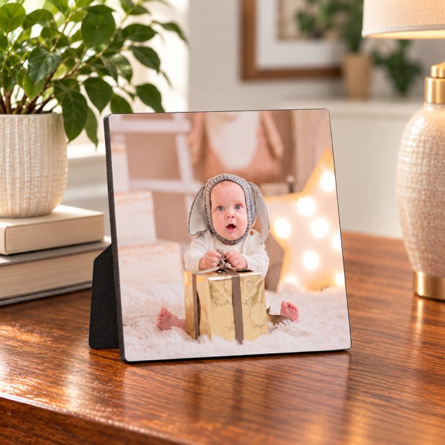 Frameless Photo Tabletop Easel Back Plaque (Upload your photo to create a frameless photo tabletop easel back plaque, more sizes available)