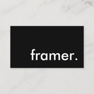 framer. business card