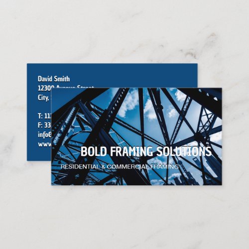 Framing Construction Business Card