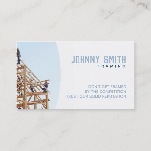 Framing Slogans Business Cards