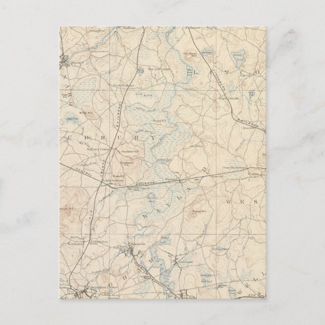 Framingham, Massachusetts Postcard (Front)