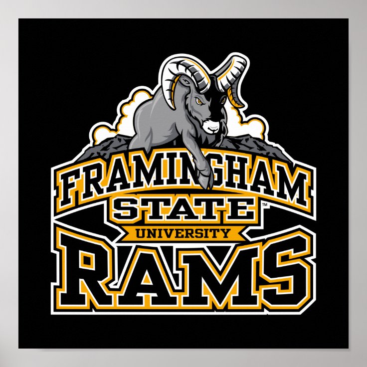 Framingham State University Rams Poster Zazzle Framingham State University Rams Poster Zazzle
