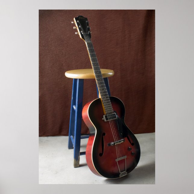 Framus Hollowbody Electric Guitar fine art print (Front)
