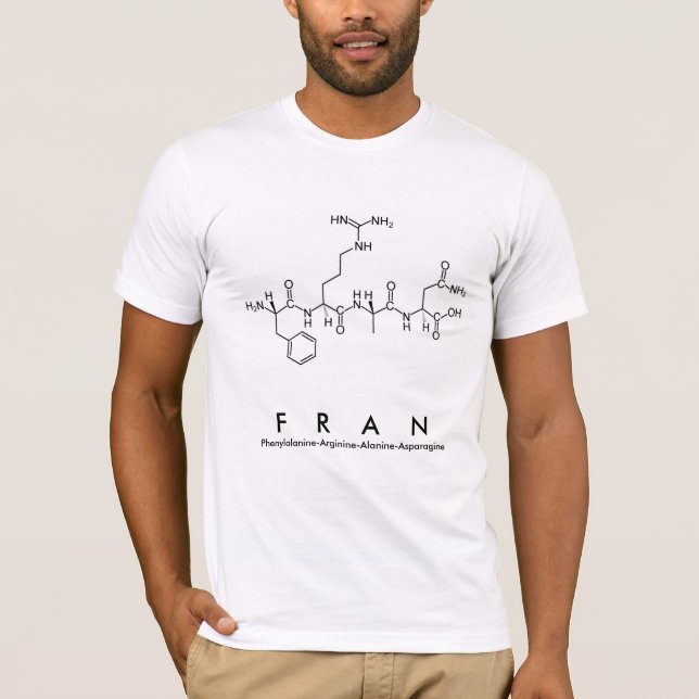Fran peptide name shirt M (Front)