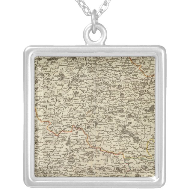 France 11 silver plated necklace (Front)