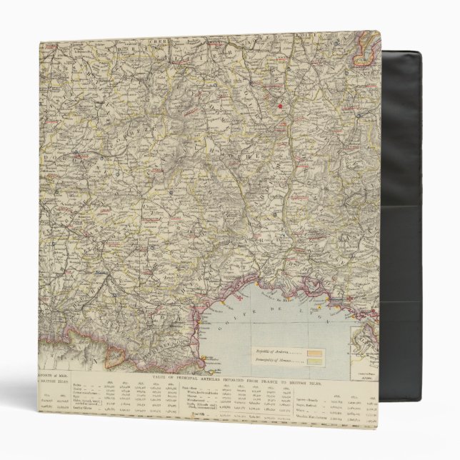 France 12 3 ring binder (Front/Inside)